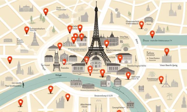 Carte du centre de Paris indiquant l’adresse de Santequilibre